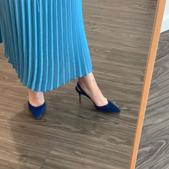 MANOLO BLAHNIK SLINGBACK HEELS SIZE 6 - Picture 5 of 6